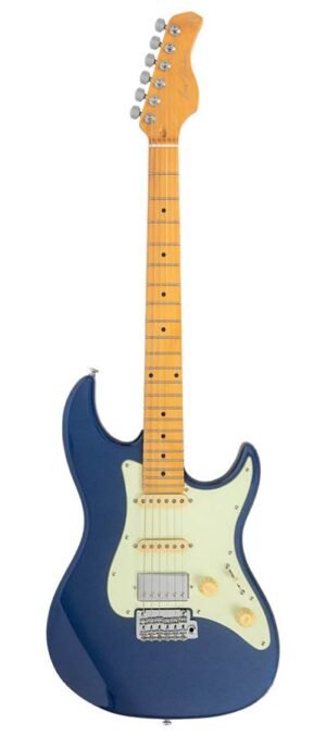 alder electric guitar S-style dark navy