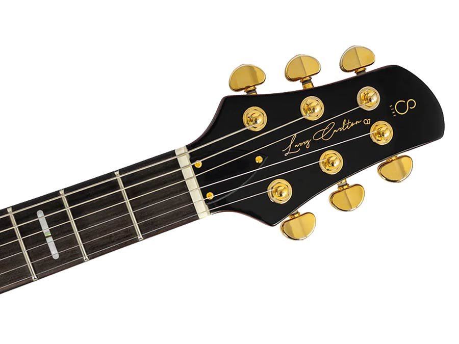 mahogany+maple top electric guitar red sparkle - Afbeelding 5
