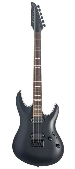 alder electric guitar black satin