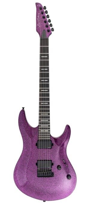 alder electric guitar purple sparkle, with gigbag