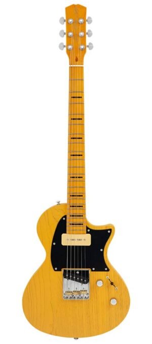 swamp ash electric guitar butterscotch blonde