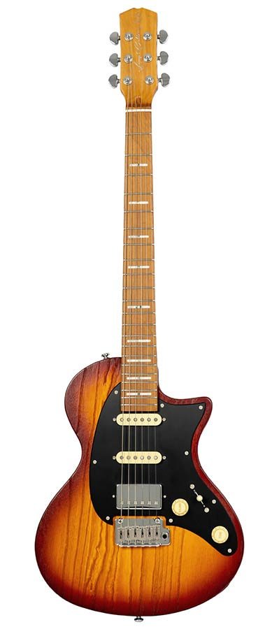 swamp ash electric guitar tobacco sunburst
