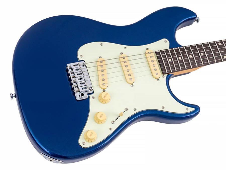 electric guitar S-style dark navy - Afbeelding 4