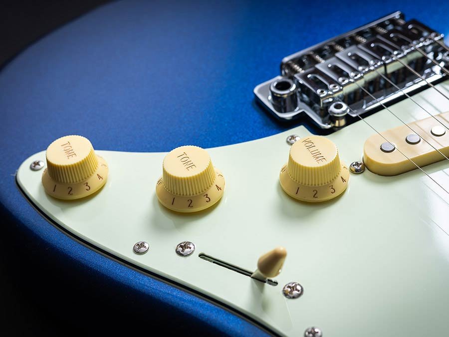 electric guitar S-style dark navy - Afbeelding 7