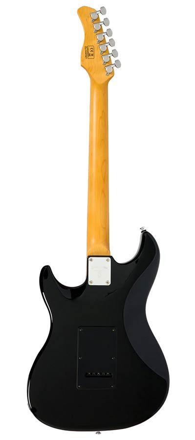 electric guitar S-style black - Afbeelding 2