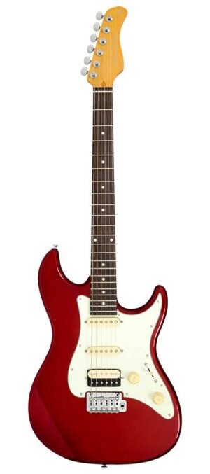 electric guitar S-style candy apple red