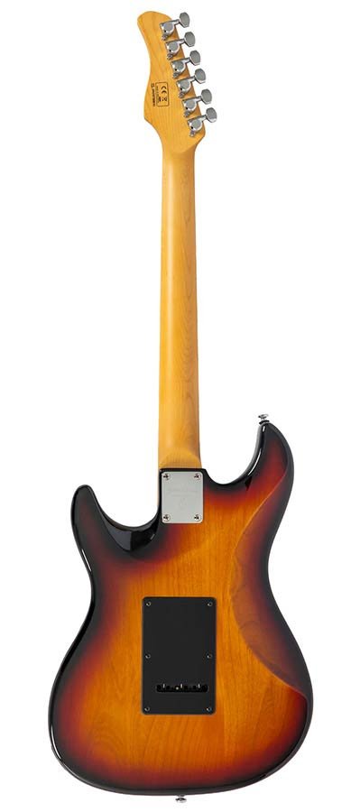 electric guitar S-style 3-tone sunburst - Afbeelding 2
