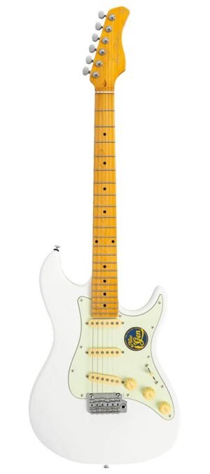 electric guitar S-style white
