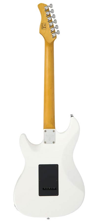 electric guitar S-style white - Afbeelding 2