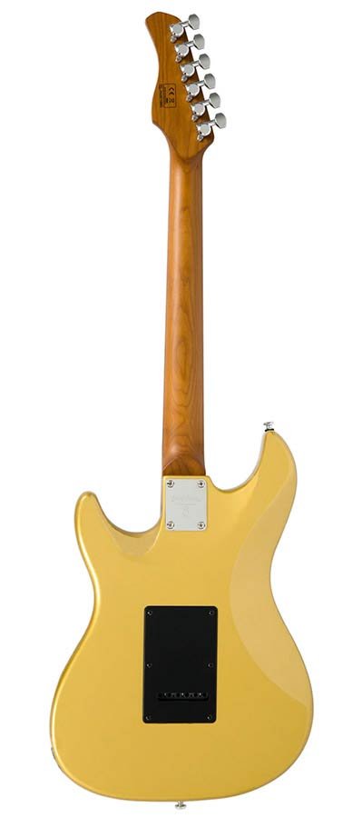 electric guitar S-style metallic gold - Afbeelding 2
