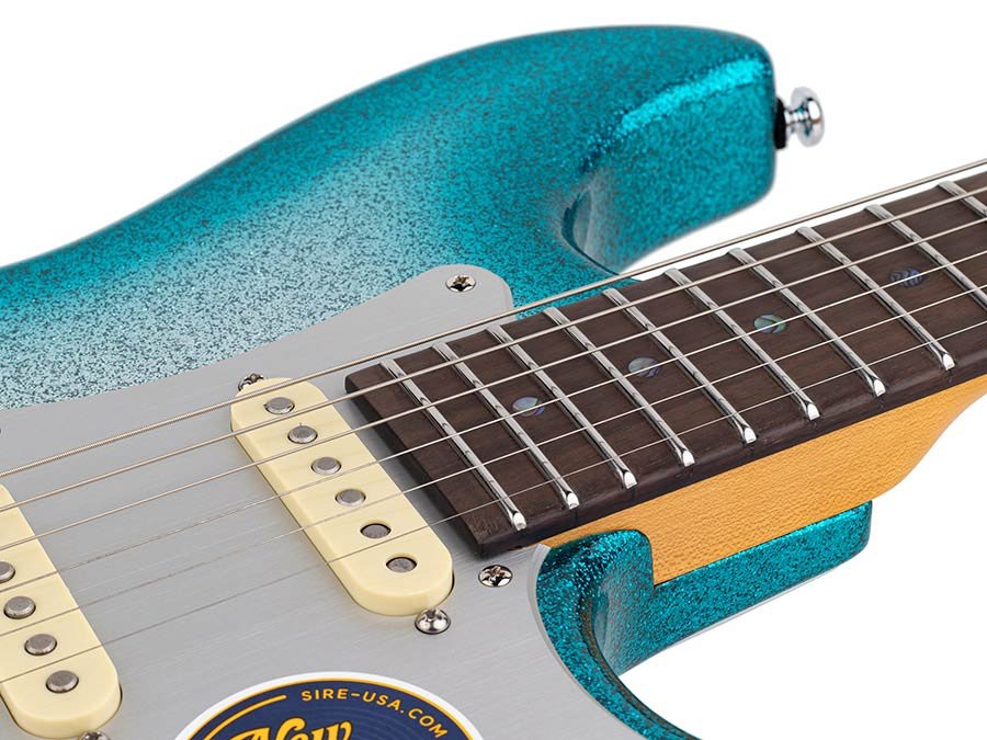 electric guitar S-style skyburst sparkle - Afbeelding 8