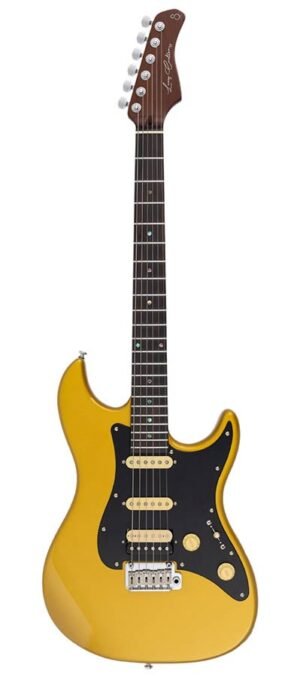 electric guitar S-style metallic gold