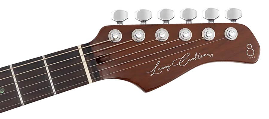 electric guitar S-style metallic gold - Afbeelding 5