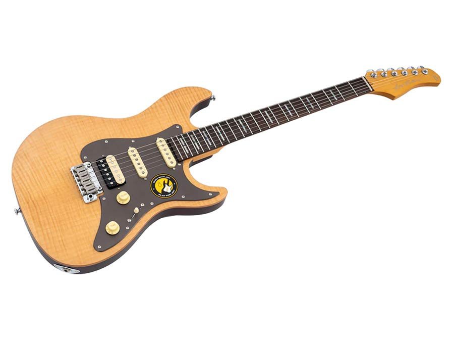electric guitar S-style natural satin - Afbeelding 3