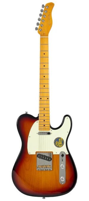 electric guitar T-style 3-tone sunburst