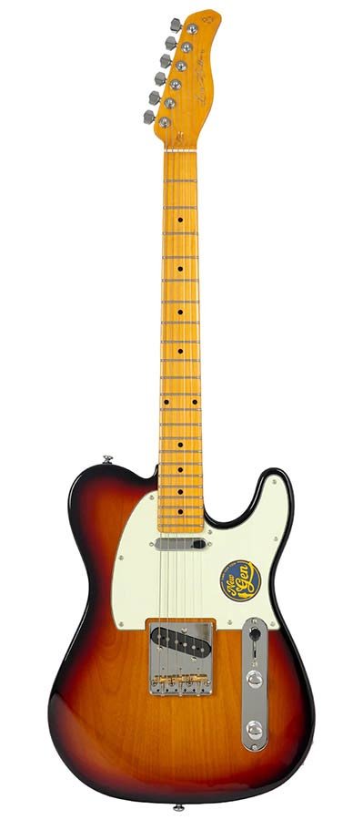 electric guitar T-style 3-tone sunburst