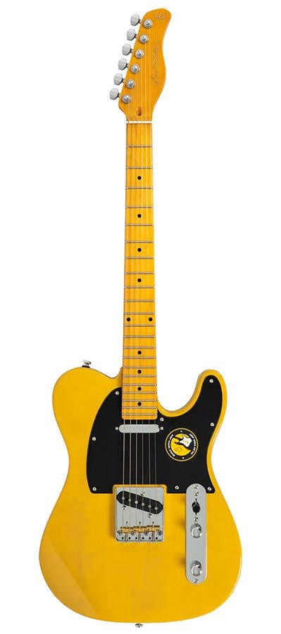electric guitar T-style butterscotch blonde