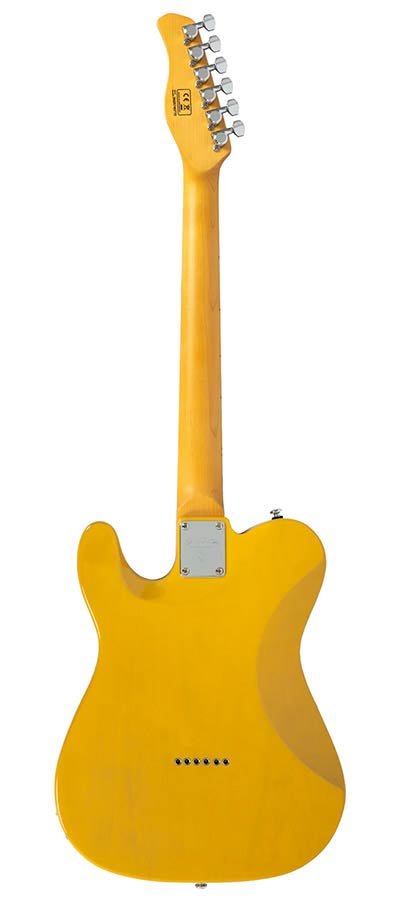 electric guitar T-style butterscotch blonde - Afbeelding 2