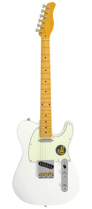 electric guitar T-style white