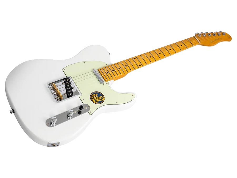 electric guitar T-style white - Afbeelding 3