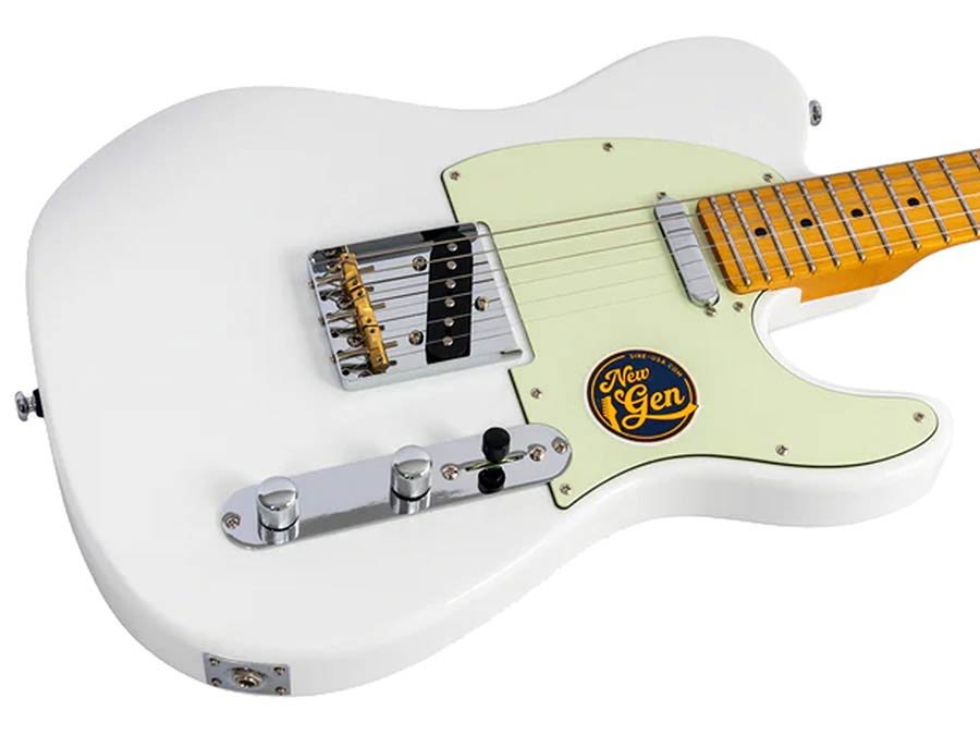 electric guitar T-style white - Afbeelding 4