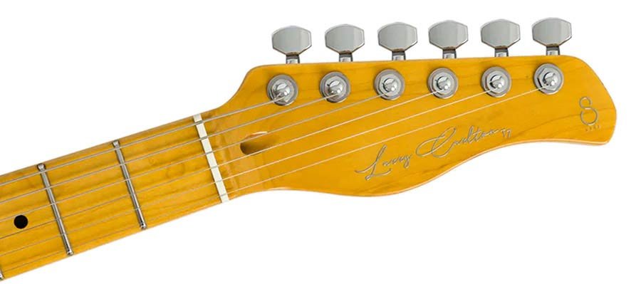 electric guitar T-style white - Afbeelding 5