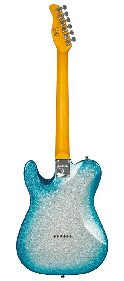 electric guitar T-style skyburst sparkle - Afbeelding 2