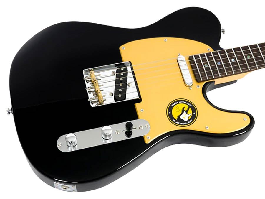 electric guitar T-style black - Afbeelding 4