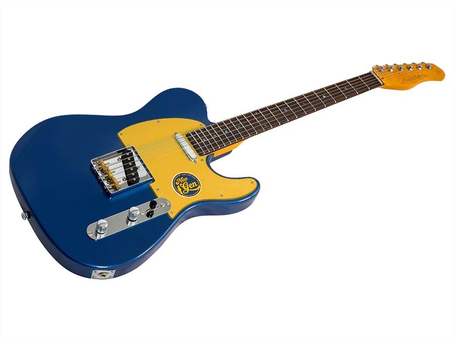electric guitar T-style dark navy - Afbeelding 3
