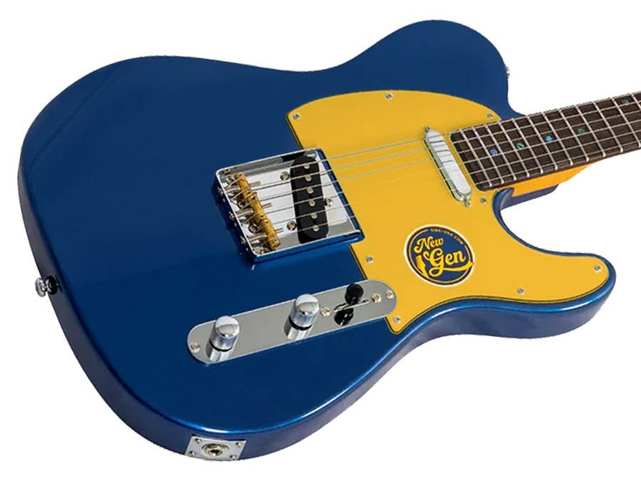 electric guitar T-style dark navy - Afbeelding 4
