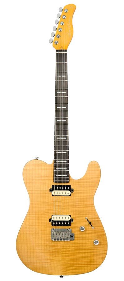 electric guitar T-style natural satin
