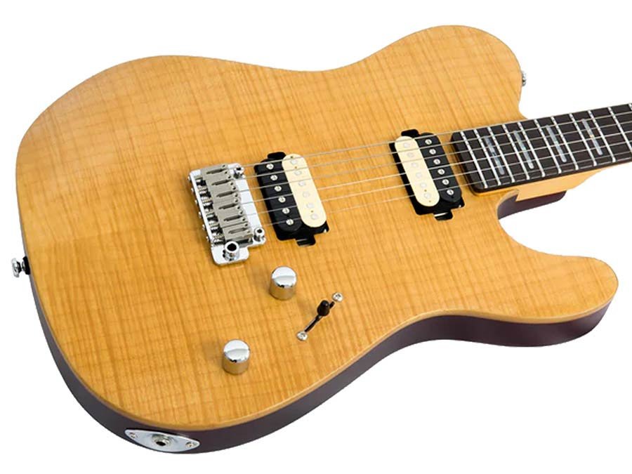 electric guitar T-style natural satin - Afbeelding 4