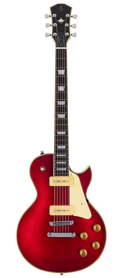 electric guitar L-style candy apple red