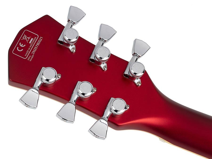 electric guitar L-style candy apple red - Afbeelding 9