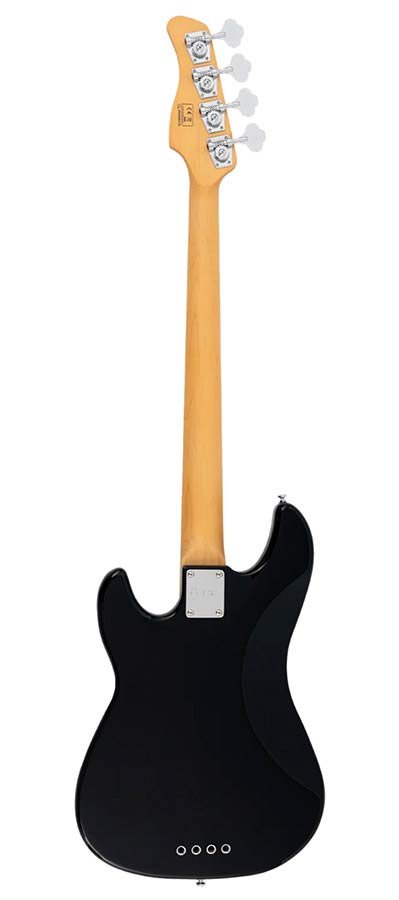 alder 4-string passive bass guitar black - Afbeelding 2