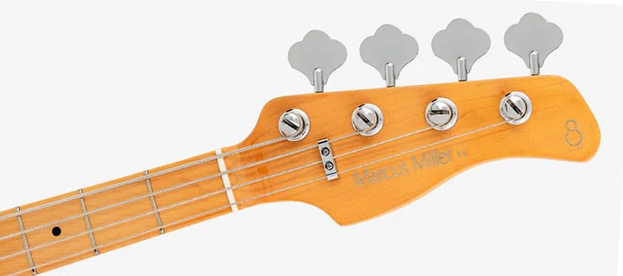 alder 4-string passive bass guitar metallic gold - Afbeelding 5