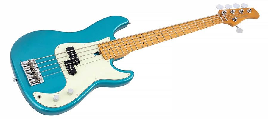 alder 5-string passive bass guitar tide pool - Afbeelding 3
