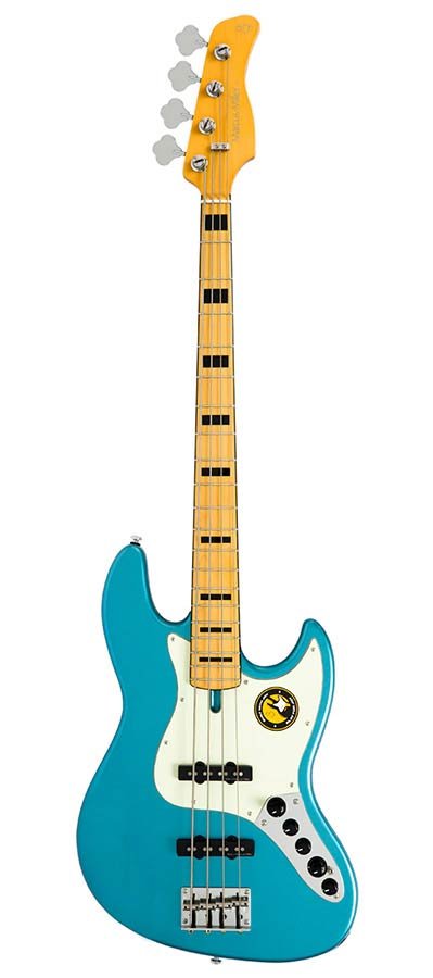 alder 4-string active bass guitar tide pool