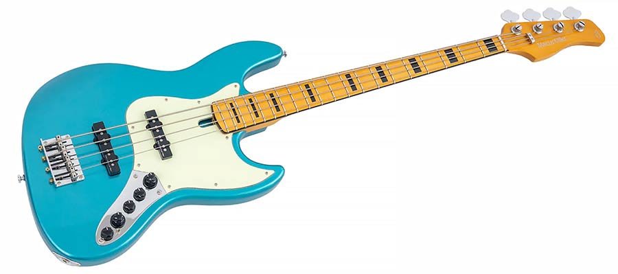 alder 4-string active bass guitar tide pool - Afbeelding 3