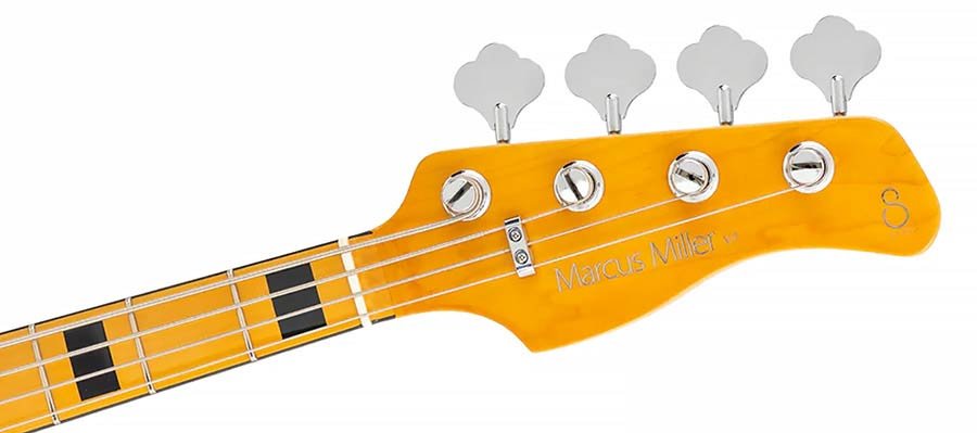 alder 4-string active bass guitar red sparkle - Afbeelding 5