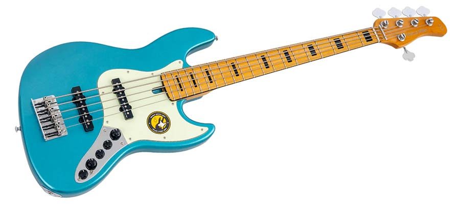 alder 5-string active bass guitar tide pool - Afbeelding 3