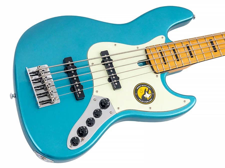 alder 5-string active bass guitar tide pool - Afbeelding 4