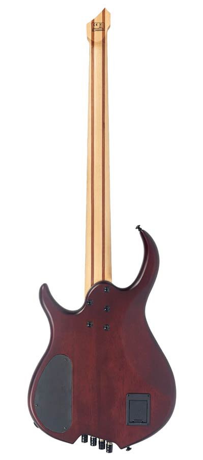 mahogany 4-string active bass mahogany satin, with gigbag - Afbeelding 2
