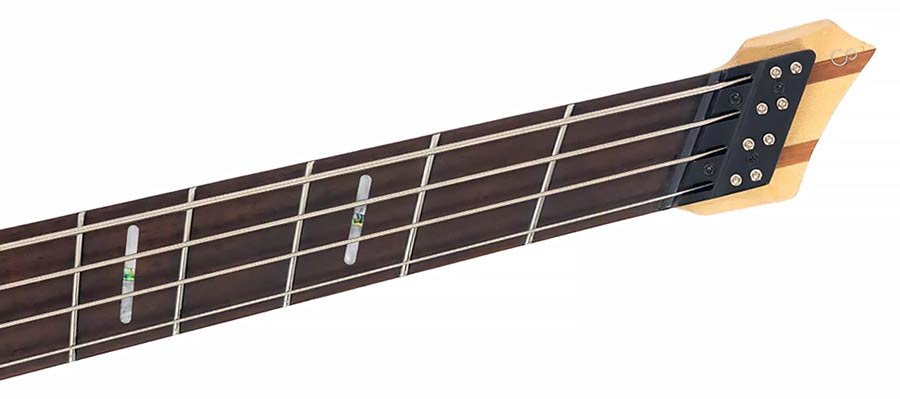 mahogany 4-string active bass mahogany satin, with gigbag - Afbeelding 5
