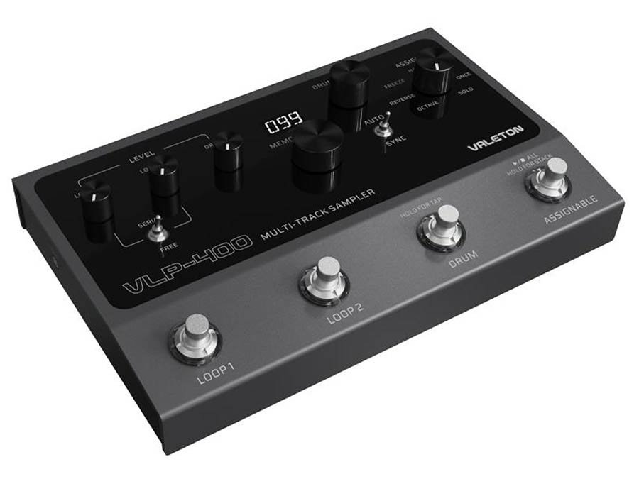 multi-track (32 bit stereo) looper pedal with drum patterns and effects, 12 hrs recording - Afbeelding 2