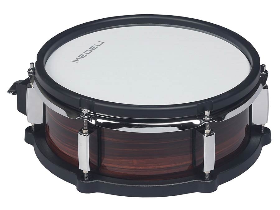 digital drum kit, all mesh head compact shells, 12" kick, all hardware included, vintage rosewood - Afbeelding 10