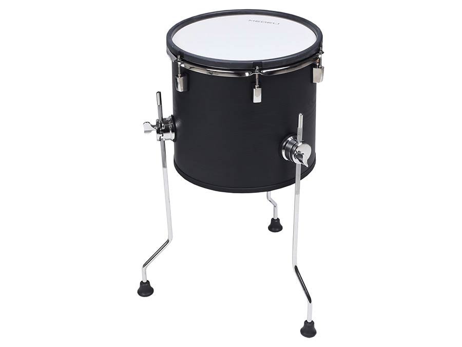 digital drum kit, all mesh head fullsize wooden shells, 20" kick, all hardware included, blackwood - Afbeelding 12