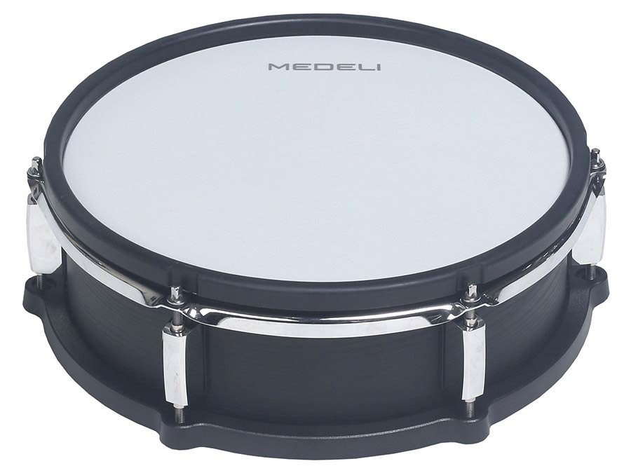 digital drum kit, all mesh head fullsize wooden shells, 20" kick, all hardware included, blackwood - Afbeelding 9
