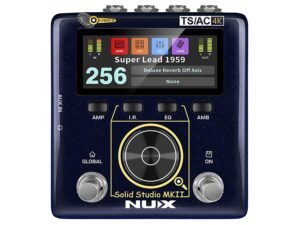 SOLID STUDIO MKII dual amp sim & stereo IR loader, ambience FX, USB audio, MIDI, phones