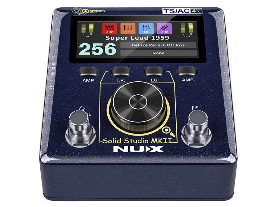 SOLID STUDIO MKII dual amp sim & stereo IR loader, ambience FX, USB audio, MIDI, phones - Afbeelding 2